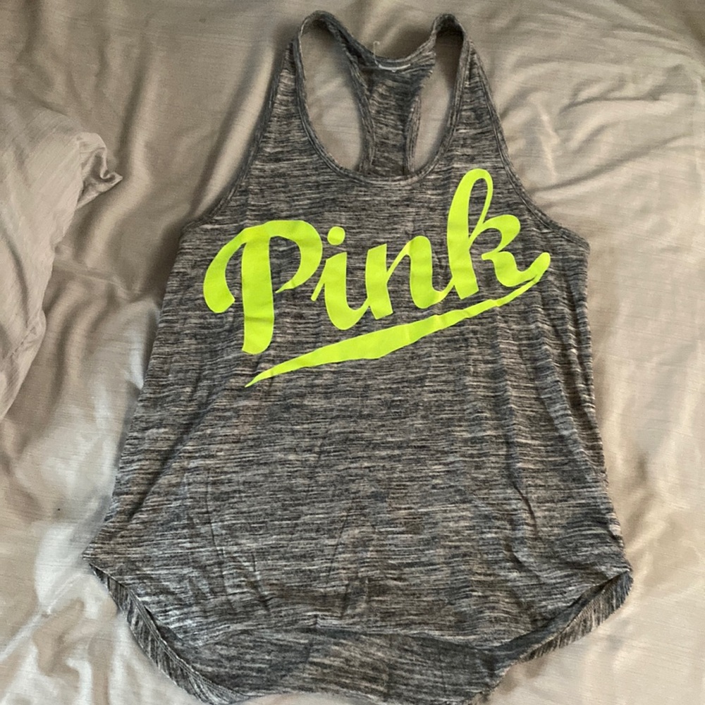 PINK razor back tank